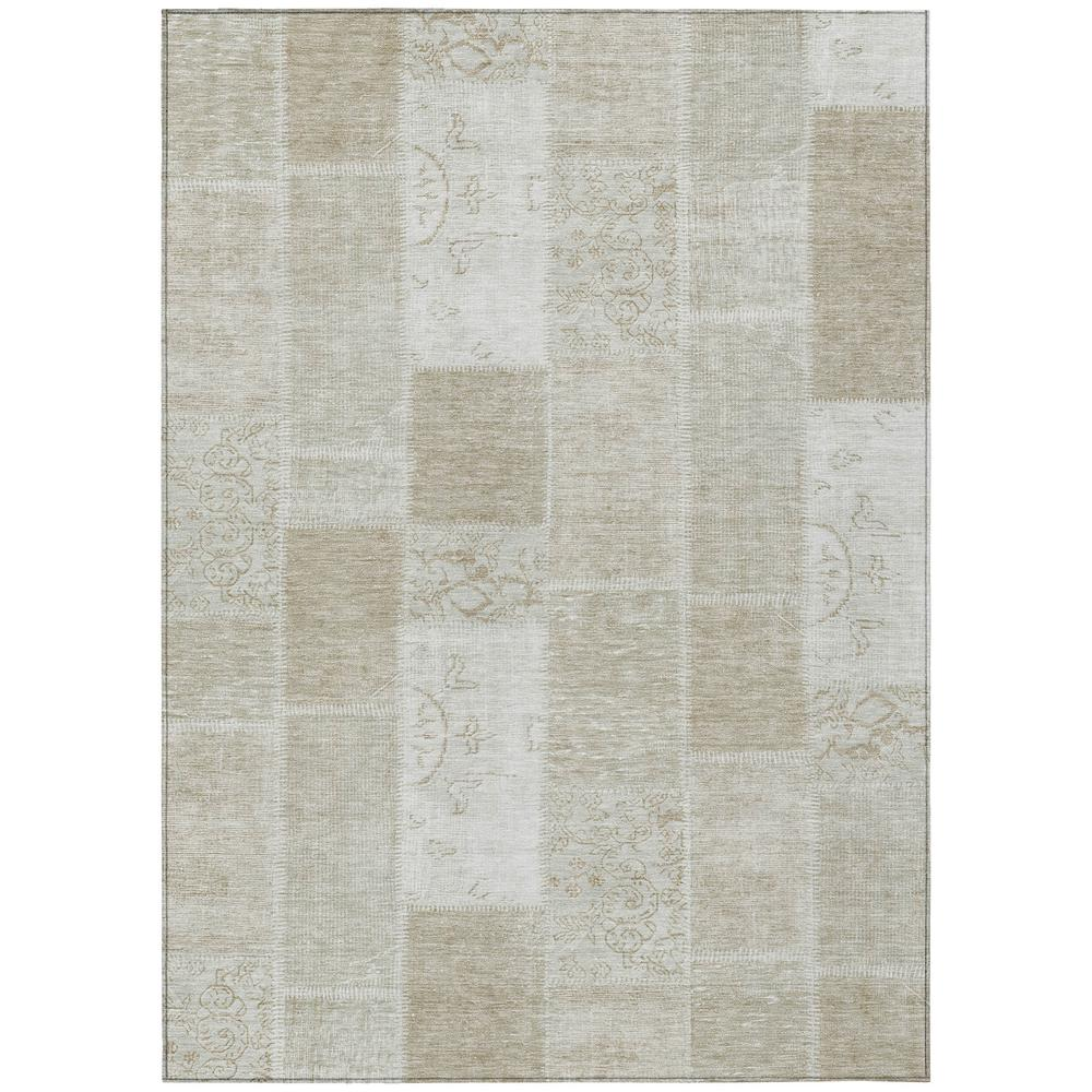 Start2Finish Chantille ACN631 brown 10x14 rug with intricate pattern, soft texture, and plush surface for living room or bedroom decor.