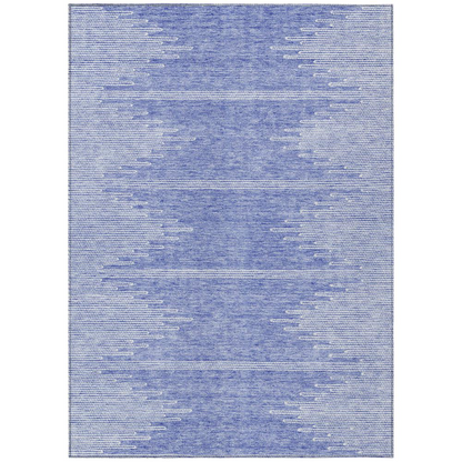 Start2Finish Chantille ACN647 blue rug, 9x12 feet, with intricate pattern and soft texture, suitable for living room or bedroom decor.