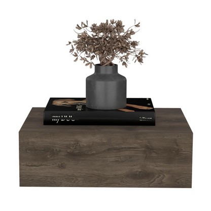 Modern wall-mounted Ivor floating nightstand with drawer, Start2Finish bedside shelf for bedroom organization and decor.