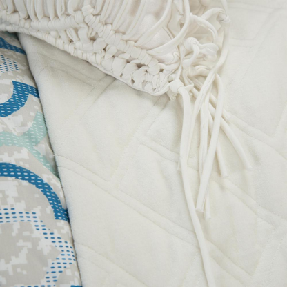 Donny Osmond 90x92-inch quilt by Start2Finish showcasing a detailed, colorful quilt pattern on a bed.