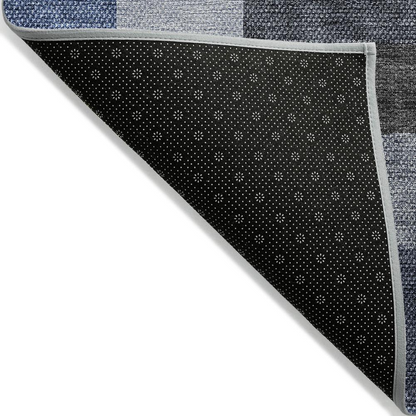 Start2Finish Chantille ACN659 blue 9x12 rug with intricate pattern, soft texture, and vibrant color for elegant home decor.