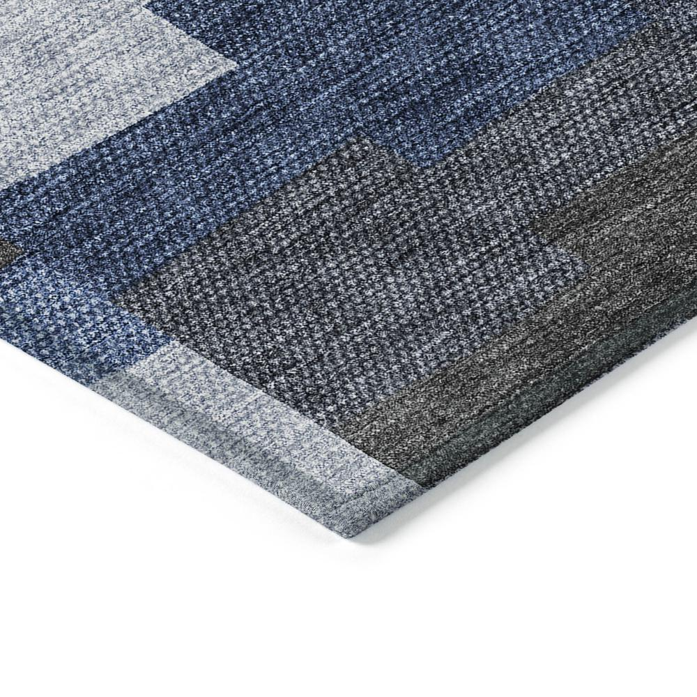 Blue Chantille ACN659 9x12 rug by Start2Finish featuring a soft, woven texture and intricate pattern for living room decor.