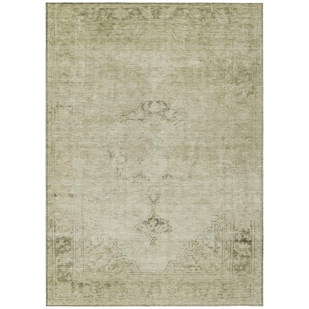 Start2Finish Chantille ACN658 brown 8x10 rug with intricate pattern, plush texture, and soft pile for cozy living room decor.