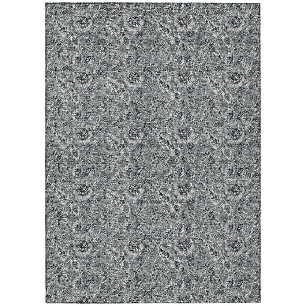 Gray Chantille ACN661 10x14 rug by Start2Finish, featuring soft textured fabric and elegant design on a neutral background.
