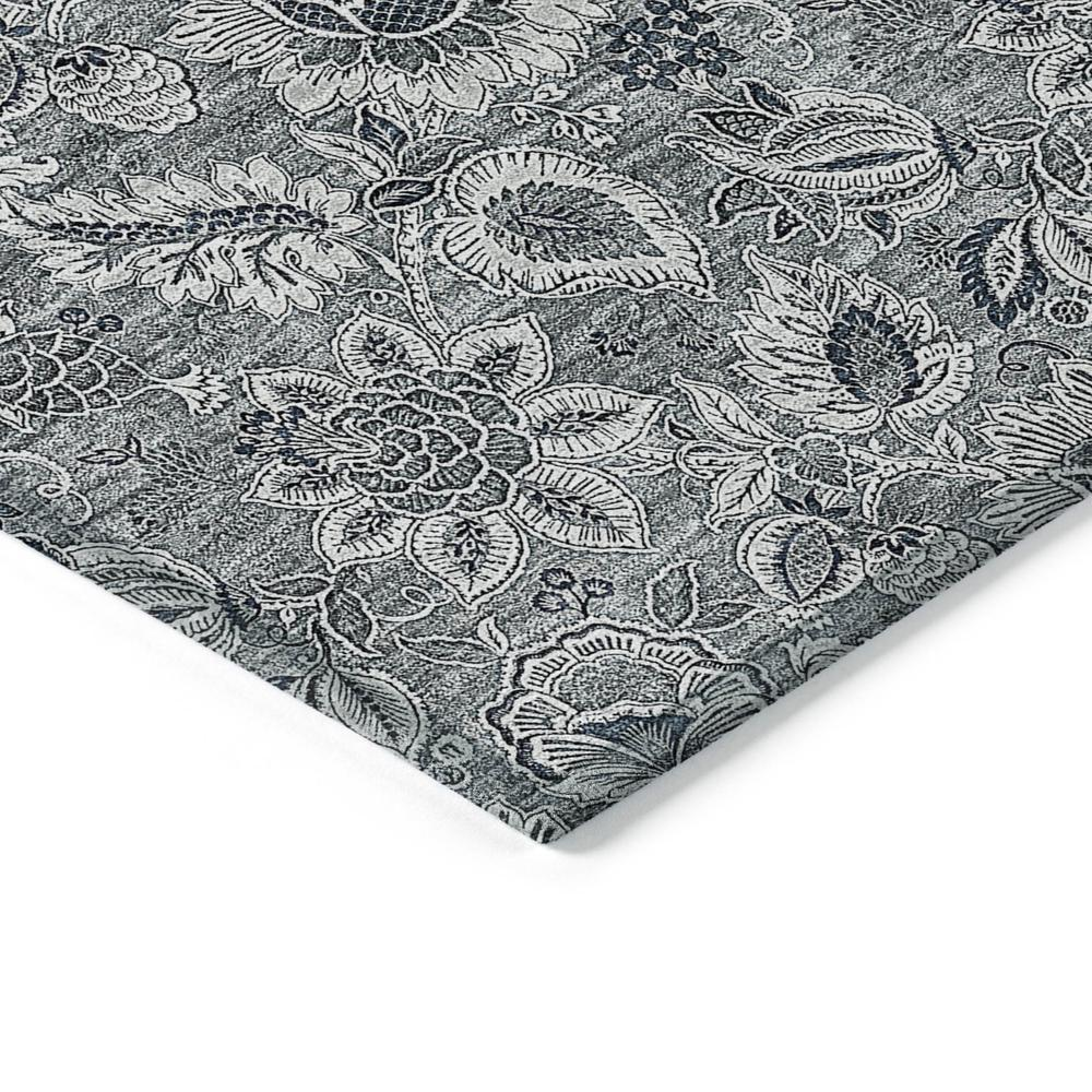 Start2Finish Chantille ACN661 gray rug, 10x14 feet, soft textured area rug with subtle pattern for living room or bedroom decor.