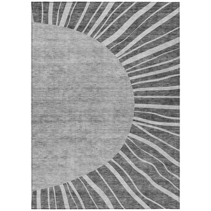 Start2Finish Chantille ACN668 gray rug, 9x12 feet, textured woven design perfect for living room or bedroom decor.