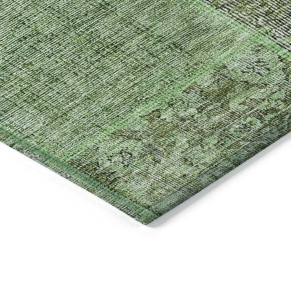 Start2Finish Chantille ACN669 green 10x14 rug with intricate pattern, soft texture, and vibrant color, ideal for living room or bedroom.