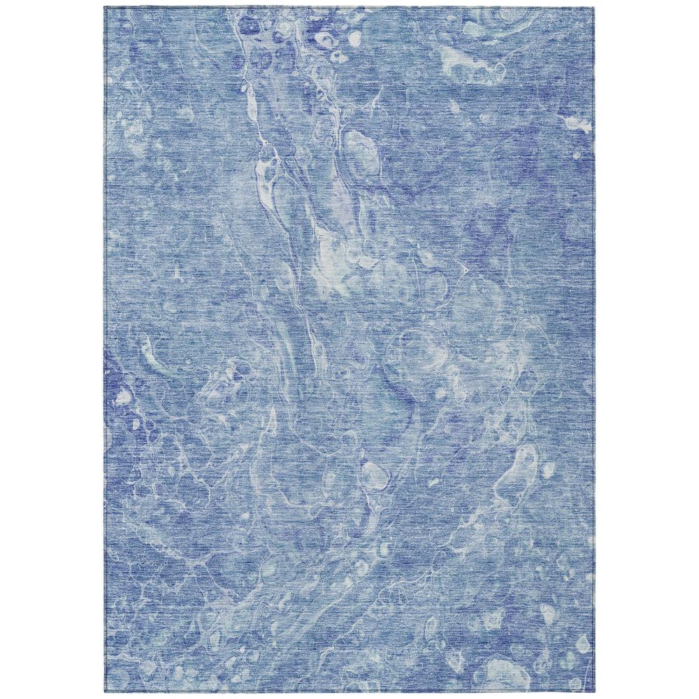 Start2Finish Chantille ACN670 blue 9x12 rug with intricate pattern, soft texture, and modern design for living room or bedroom decor.
