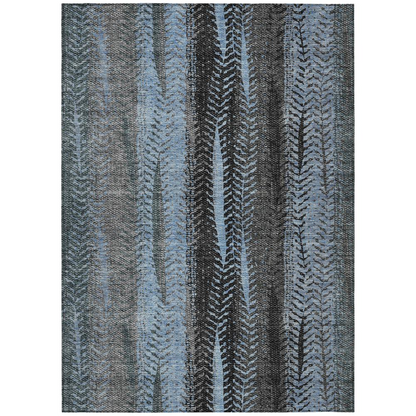 Start2Finish Chantille ACN693 blue 9x12 rug featuring a soft, patterned design ideal for living rooms or bedrooms.