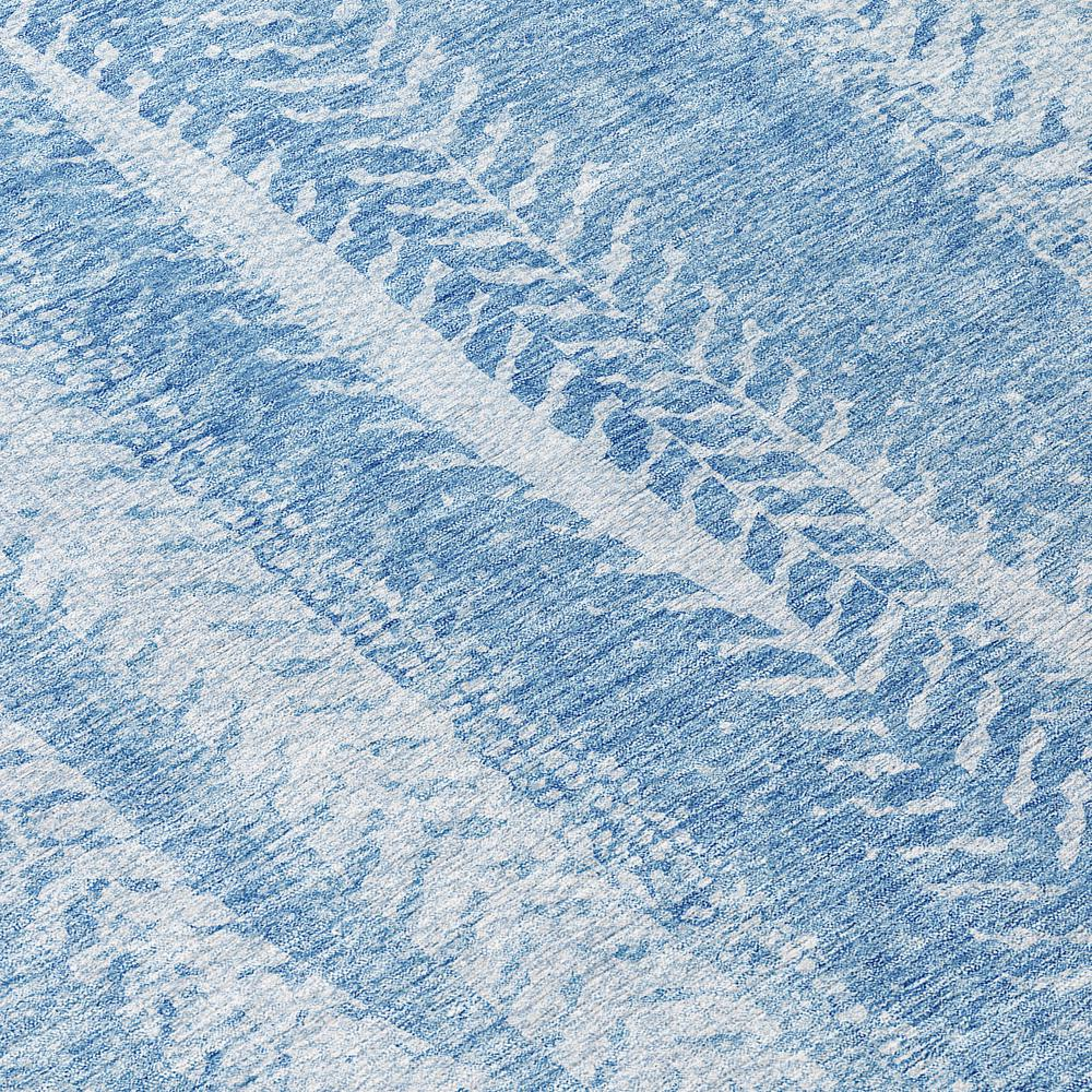Start2Finish Chantille ACN694 blue 10x14 rug with intricate pattern and soft texture, ideal for living rooms or bedrooms.