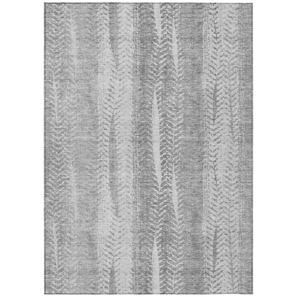 Gray Chantille ACN694 rug by Start2Finish, 8x10 feet, featuring soft fabric and modern design suitable for living rooms or bedrooms.