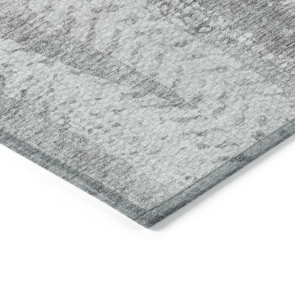 Gray Chantille ACN694 8x10 rug from Start2Finish with intricate pattern and soft texture, ideal for living rooms and bedrooms.