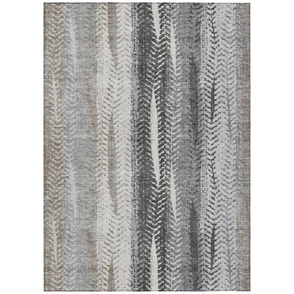Start2Finish Chantille ACN693 brown 8x10 rug with soft woven texture, ideal for living rooms or bedrooms.