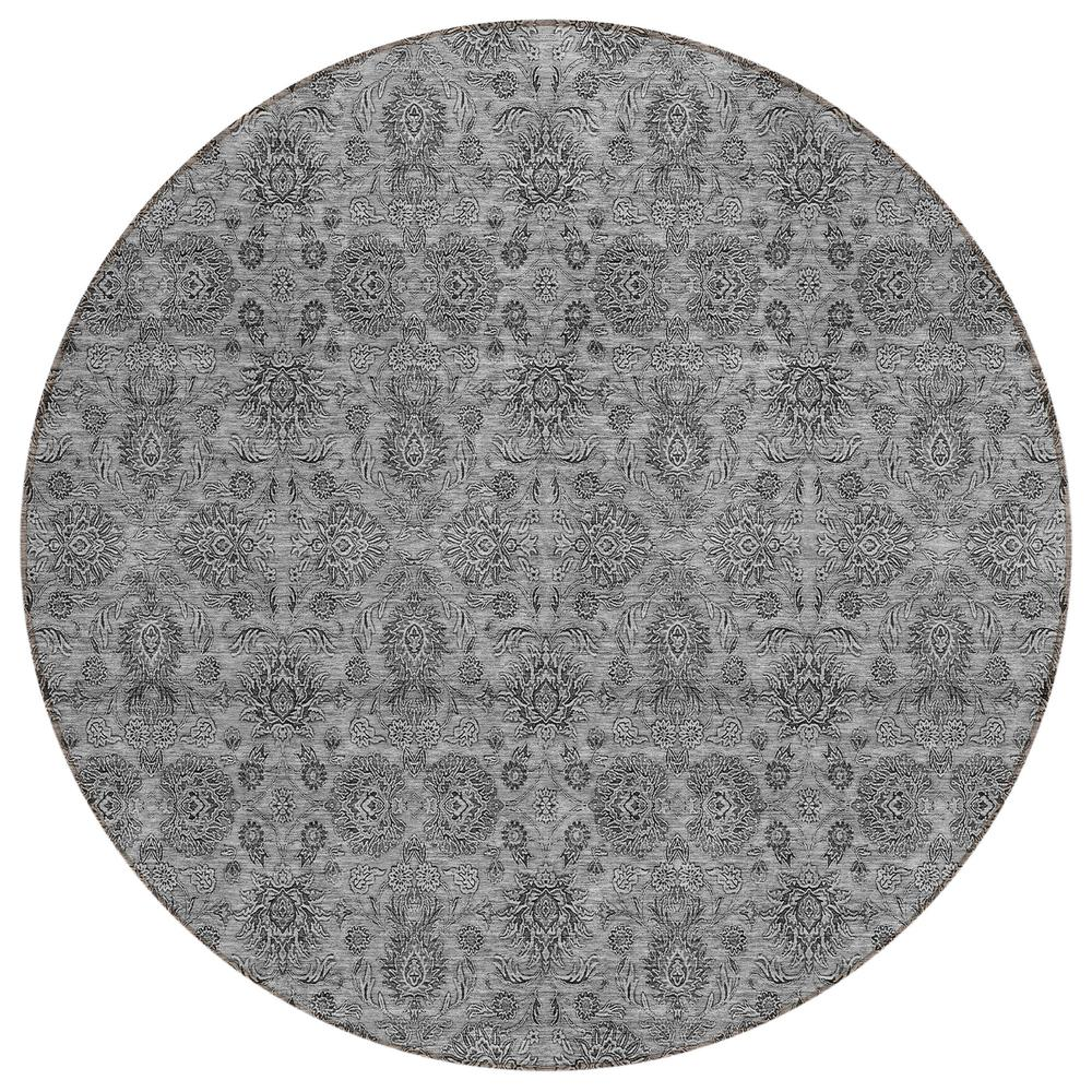 Start2Finish Chantille ACN702 gray 8x8 rug with soft, plush texture and modern design, perfect for living room or bedroom decor.