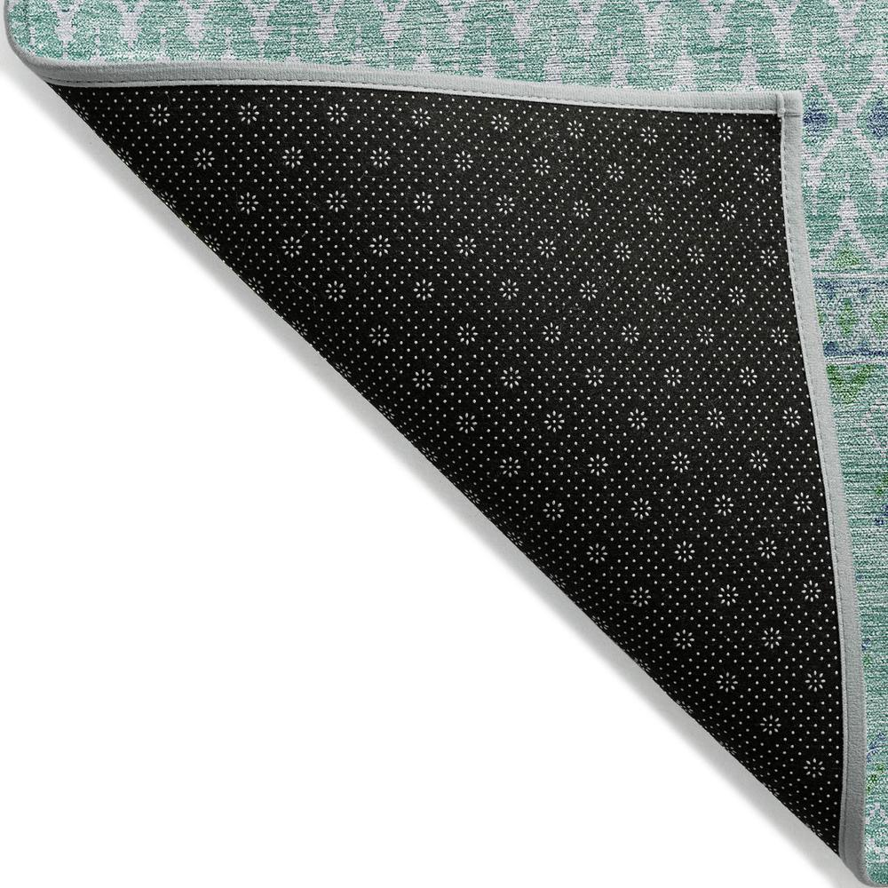 Start2Finish Chantille ACN709 teal 10x14 rug with intricate pattern, soft texture, and vibrant color for stylish home decor.