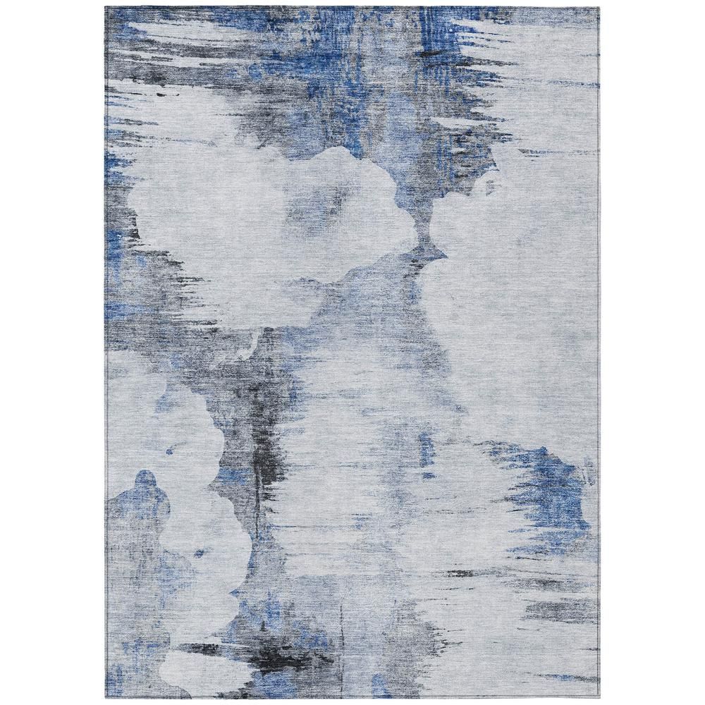 Start2Finish Chantille ACN710 blue 9x12 rug with intricate patterns, soft texture, and vibrant color for elegant home decor.