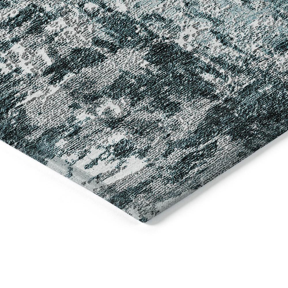 Start2Finish Chantille ACN718 teal 10x14 rug with intricate pattern, soft texture, and vibrant color for living room or bedroom decor.