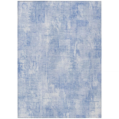 Start2Finish Chantille ACN725 blue 9x12 rug with intricate pattern, soft texture, and vibrant color, ideal for living room or bedroom.