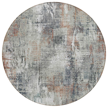 Start2Finish Chantille ACN725 brown 8x8 rug with soft, textured fabric and intricate pattern for cozy home décor.