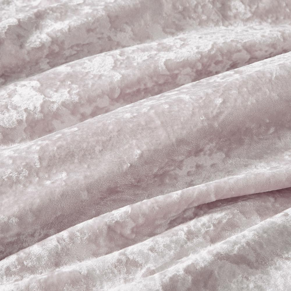 Crushed velvet sherpa reversible comforter set from Start2Finish showing plush velvet and cozy sherpa textures in a bedroom.