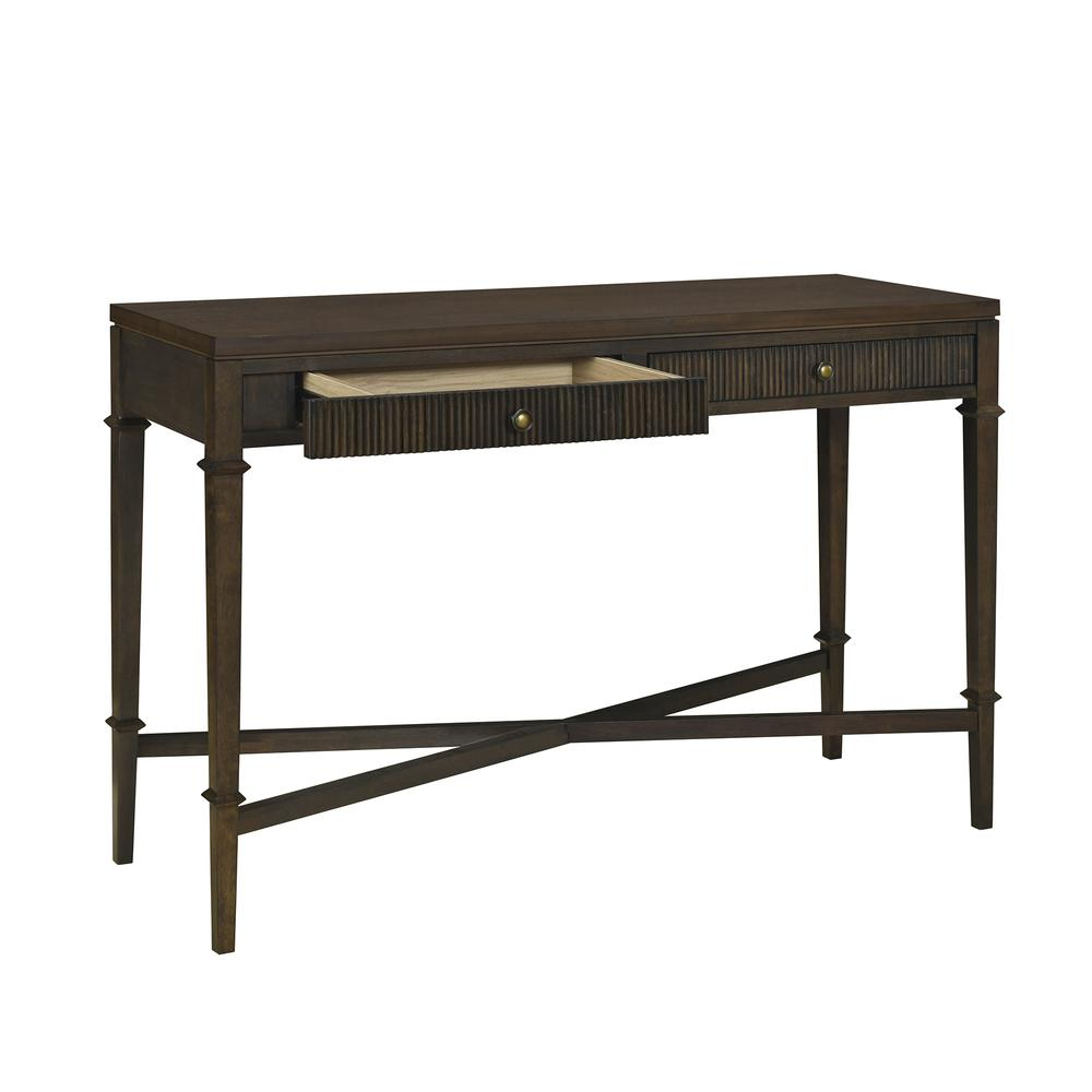 Start2Finish fluted 2-drawer storage console table with sleek design and modern finish, shown in a clean, well-lit interior setting.