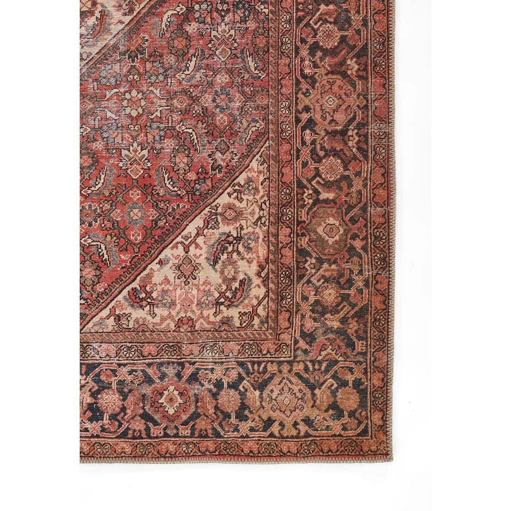 Start2Finish traditional red rectangle area rug, 7&