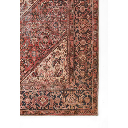 Start2Finish traditional red rectangle area rug, 7&