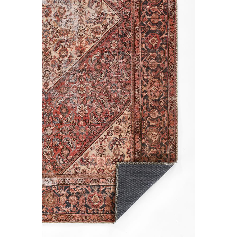 Red traditional rectangle area rug from Start2Finish, measuring 7&