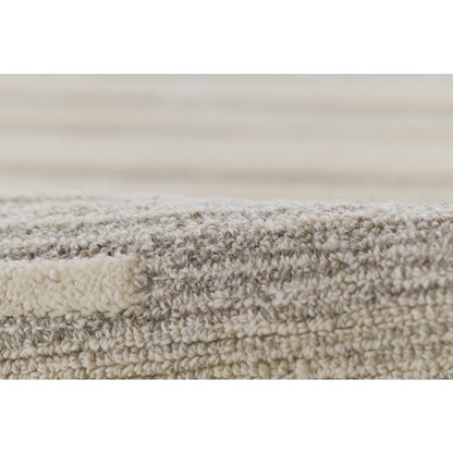 Contemporary grey rectangle area rug by Start2Finish, 5&
