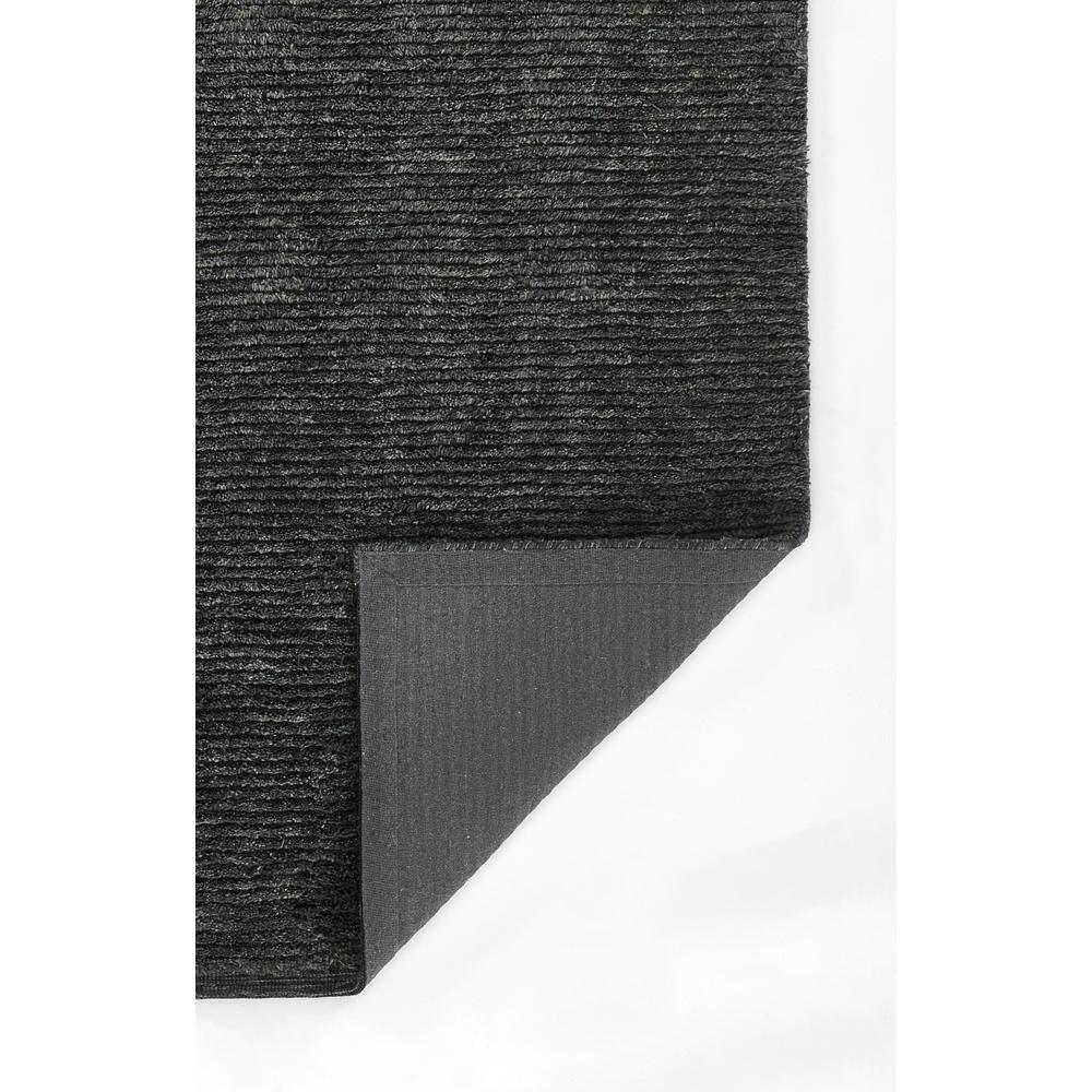 Charcoal transitional rectangle area rug by Start2Finish, 8x10 feet, featuring a modern geometric pattern and soft texture.