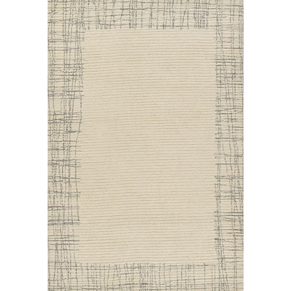 Contemporary ivory runner area rug by Start2Finish, 2&