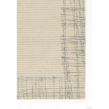 Contemporary ivory runner area rug by Start2Finish, 2&