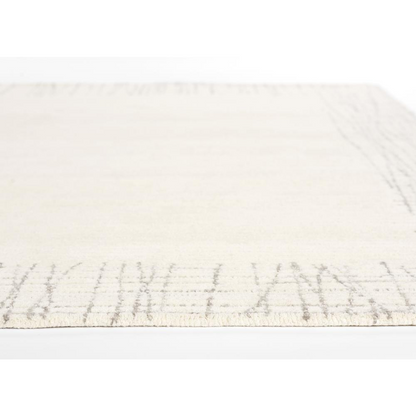 Contemporary ivory runner area rug from Start2Finish, 2&