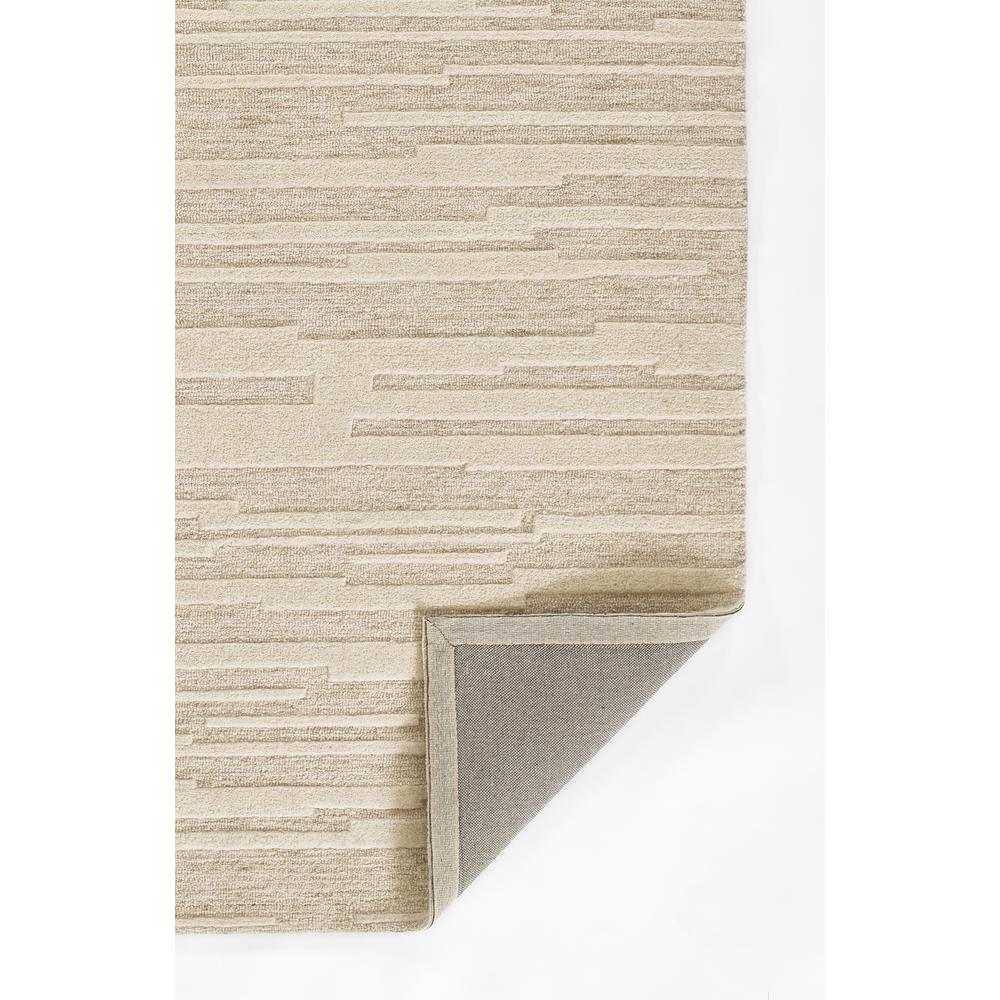 Start2Finish contemporary rectangle area rug in taupe with a modern design, measuring 5&