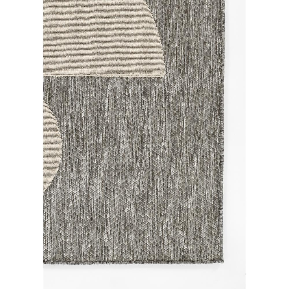 Start2Finish contemporary grey rectangle area rug with a modern design, measuring 5&