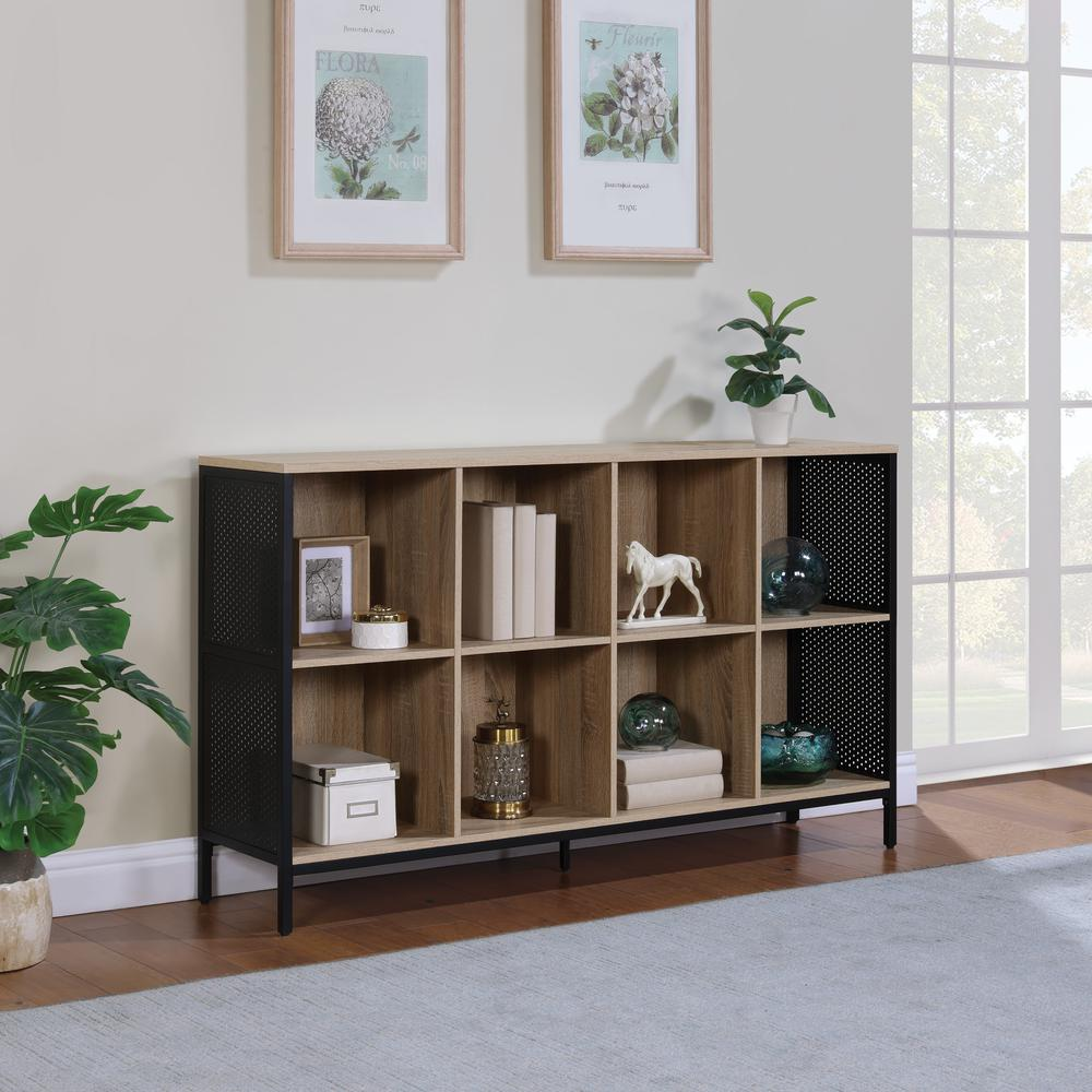 Start2Finish Ace 8 Cube Bookcase and Storage unit with open compartments for organizing books and decor items.