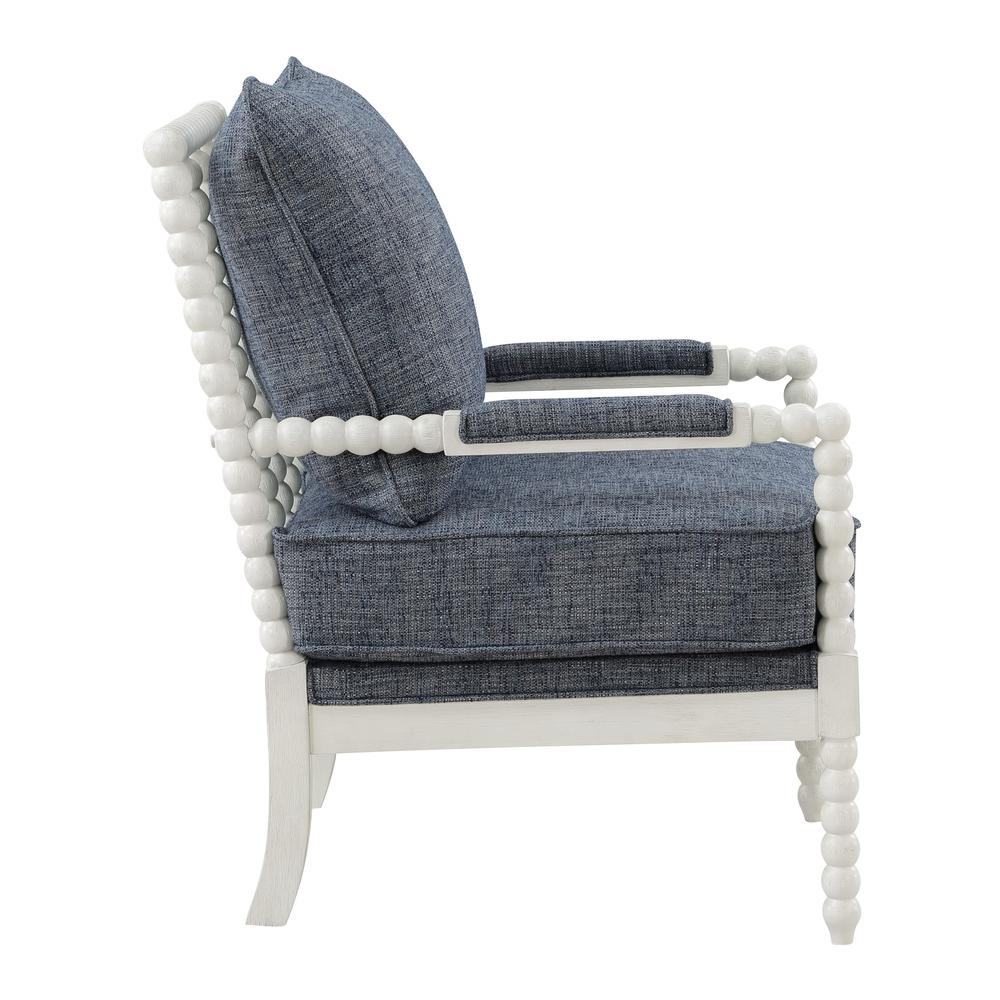 Start2Finish Kaylee Spindle Chair with wooden spindle back and cushioned seat, perfect for classic living room decor.