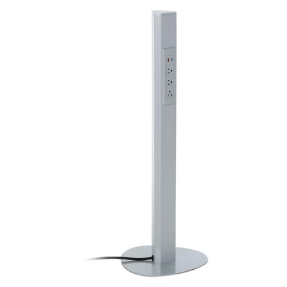 Start2Finish Power Anywhere Station-3AC and 1USB electronics charger with multiple outlets and USB port on a clean surface.