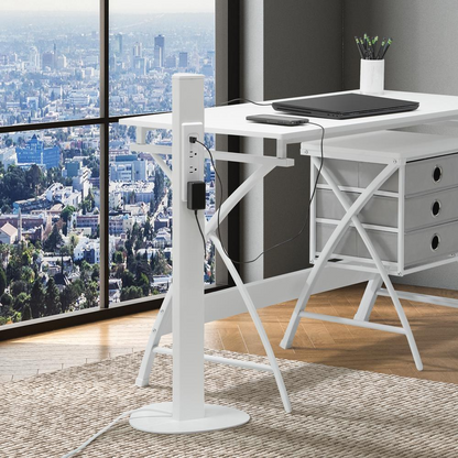 Start2Finish Power Anywhere Station-3AC/1USB portable electronics charger with multiple outlet options and USB port.