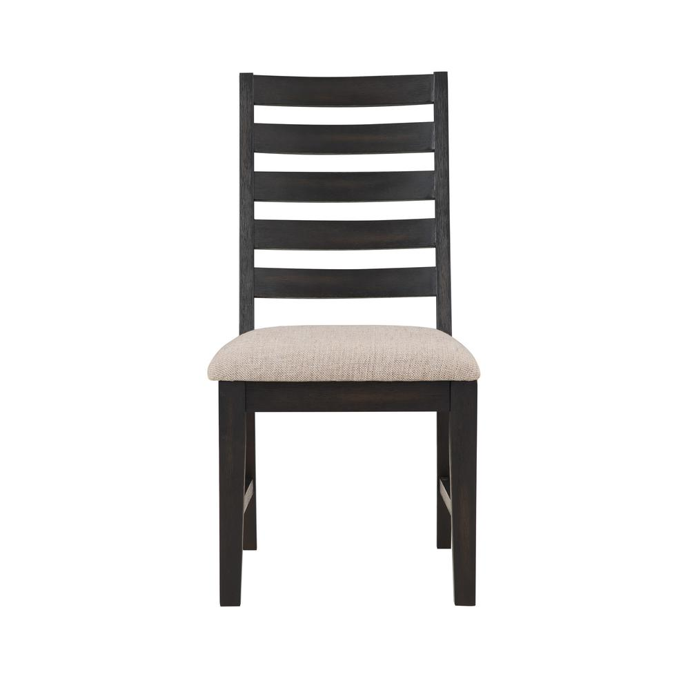 Set of two Harington side chairs by Start2Finish, featuring modern design with wooden legs and upholstered seats.