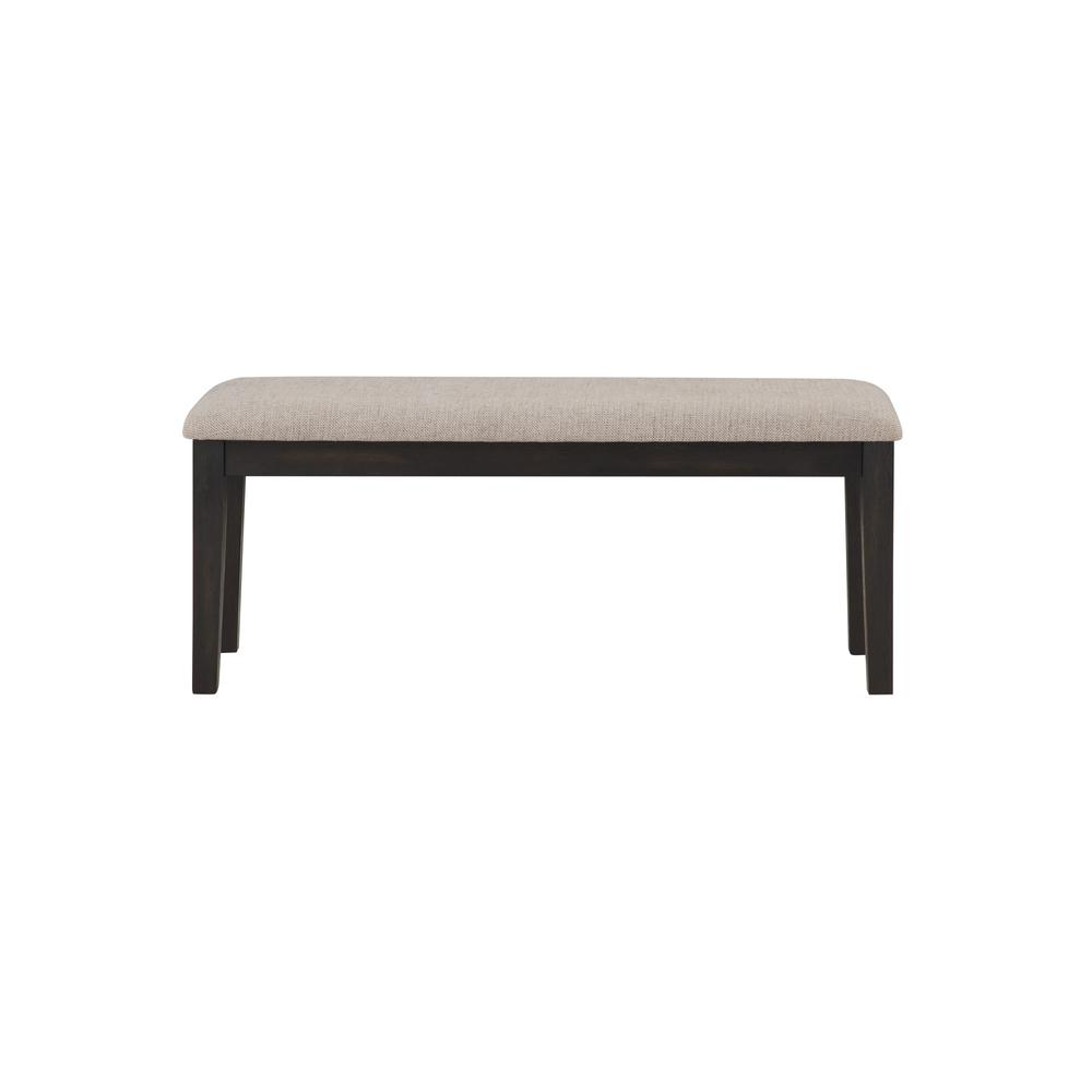 Start2Finish Harington Bench showing wooden seat and metal legs, modern furniture piece for entryways or living rooms.