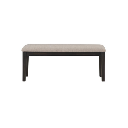 Start2Finish Harington Bench showing wooden seat and metal legs, modern furniture piece for entryways or living rooms.