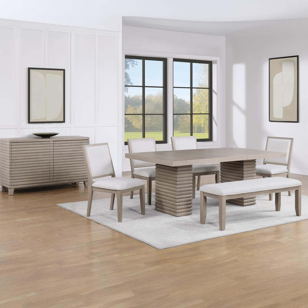 Start2Finish Lily Dining Bench made of wood with a sleek, modern design and sturdy legs, ideal for kitchen or dining areas.
