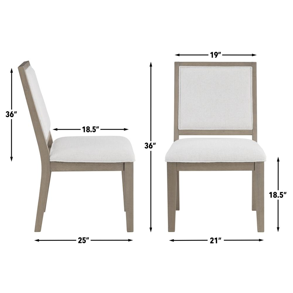 Start2Finish Lily Side Chair featuring a modern design with a wooden frame and cushioned seat, ideal for dining or office use.