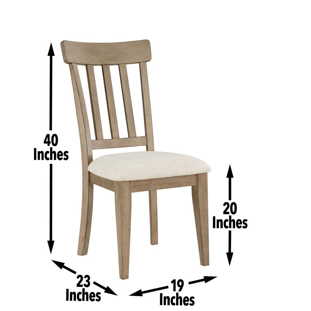 Start2Finish Napa Side Chair in sand with a modern wooden frame and upholstered seat, suitable for dining or office use.