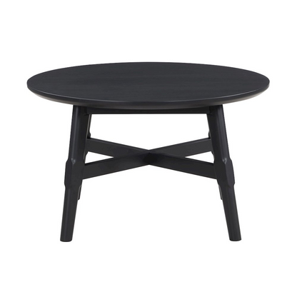 Black Oslo coffee table by Start2Finish with a sleek, modern design and smooth surface visible in the image.