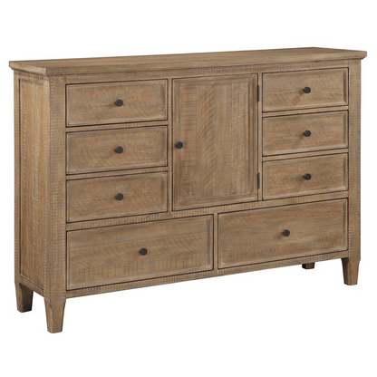 Riverdale dresser by Start2Finish, featuring a modern wooden design with multiple drawers and sleek handles.