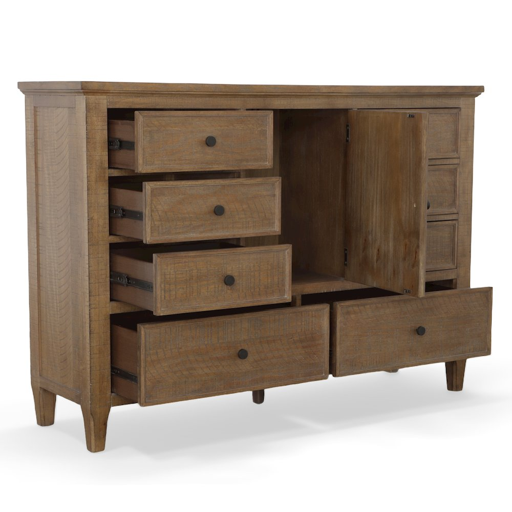 Start2Finish Riverdale Dresser with six drawers, wooden finish, and modern design for bedroom storage and organization.
