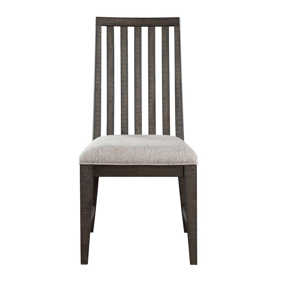 Black Riverdale Side Chair by Start2Finish, modern furniture with a sleek design and cushioned seat for comfortable seating.