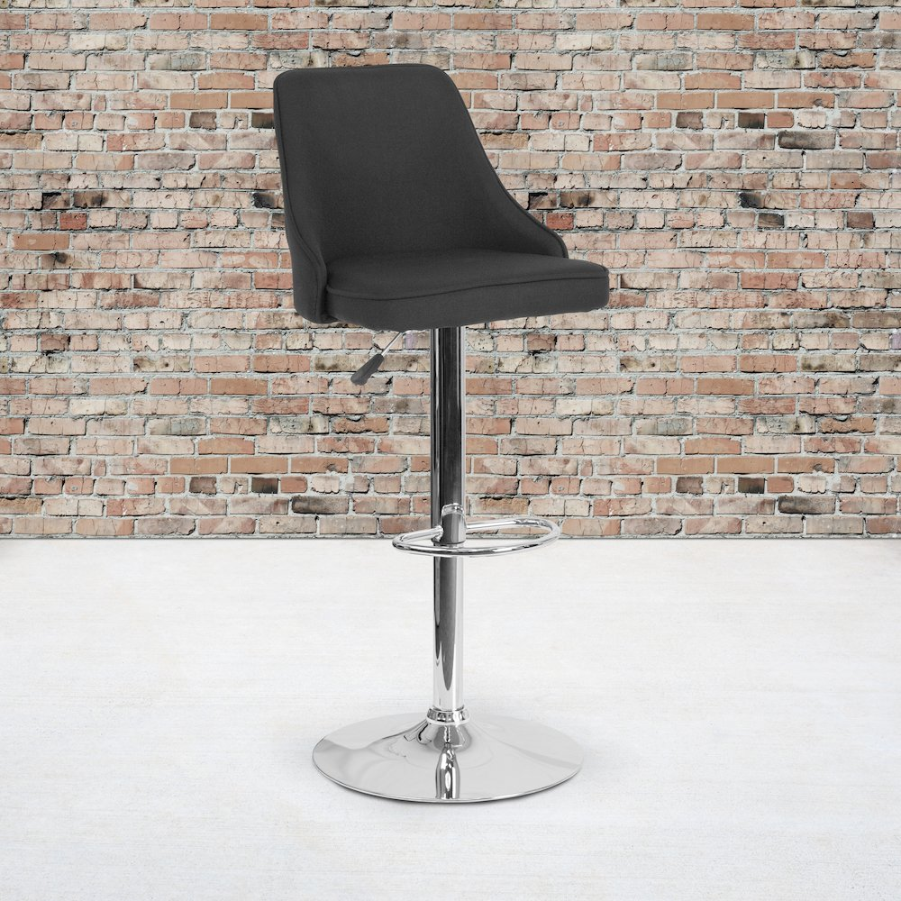 Contemporary style stool by Start2Finish featuring a wooden seat and metal legs, ideal for modern dining or bar areas.